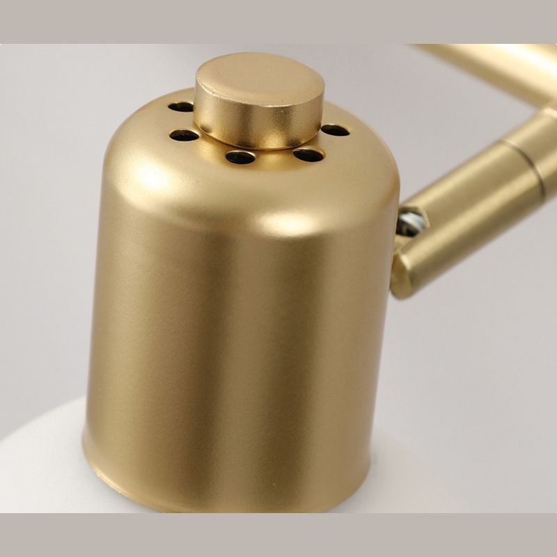 Valentina Moderne Bol LED Wandlamp Metaal Goud/Wit Slaap/Woon