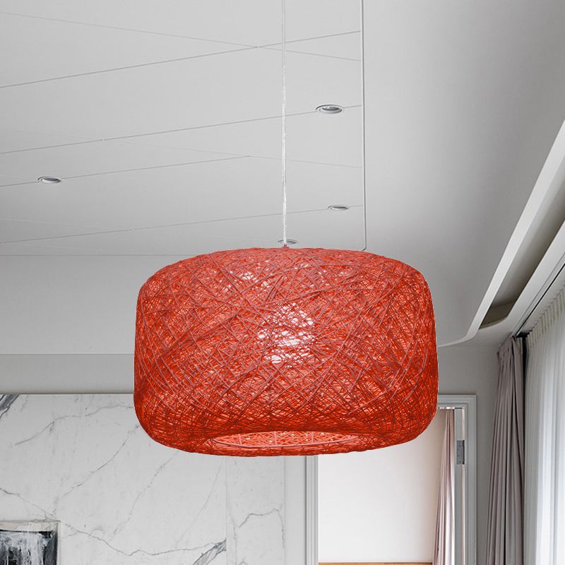 Ritta Moderne Design LED Hanglamp Zwart/Rood Woonkamer Keuken