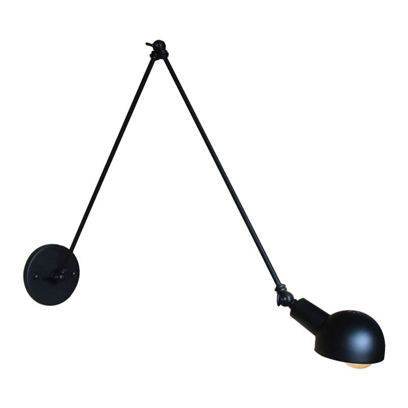Brady Minimalistisch Wandlamp Metaal Zwart Bedroom Slaapkamer/Woonkamer