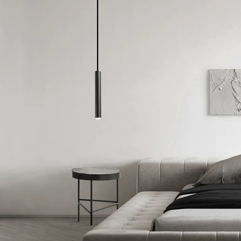 Edge Minimalistische LED Hanglamp Zwart Woon/Slaapkamer Eettafel Metaal 9cm/11cm