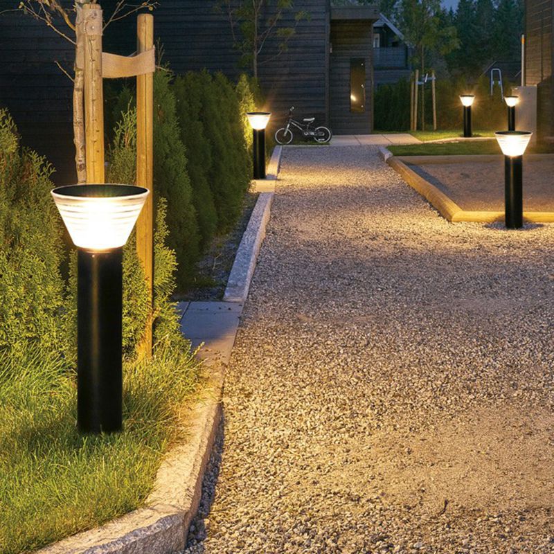 Pena Moderne LED Buitenlamp Zwart Metaal/Acryl Tuin/Stoeprand/Balkon