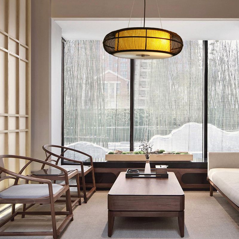 Ozawa Moderne Design LED Hanglamp Hout Woonkamer Slaapkamer