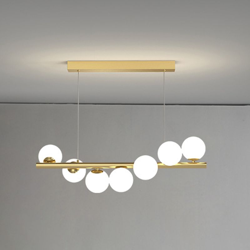 Valentina Moderne Design Hanglamp Goud Metaal/Glas Slaapkamer/Studeerkamer