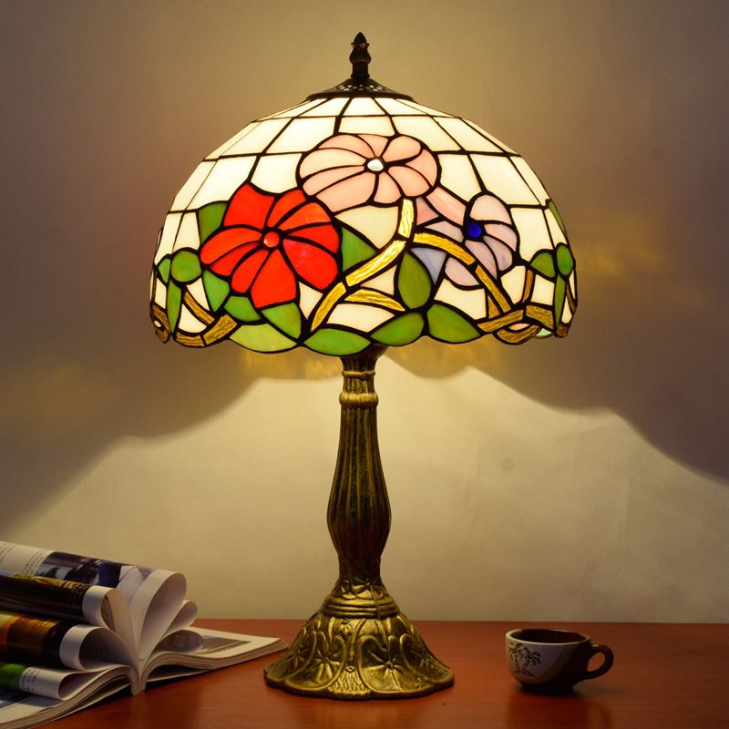 Alessio Vintage LED Tafellamp Slaap/Kinder/Babykamer Metaal/Glas