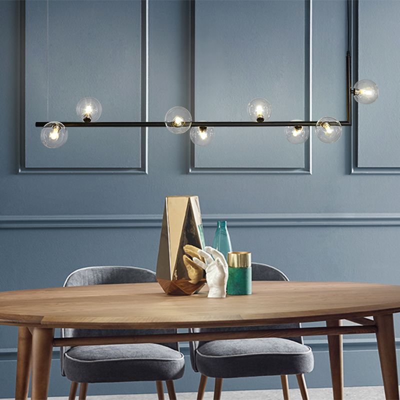 Valentina Moderne Design LED Hanglamp Zwart/Wit Woonkamer Keuken