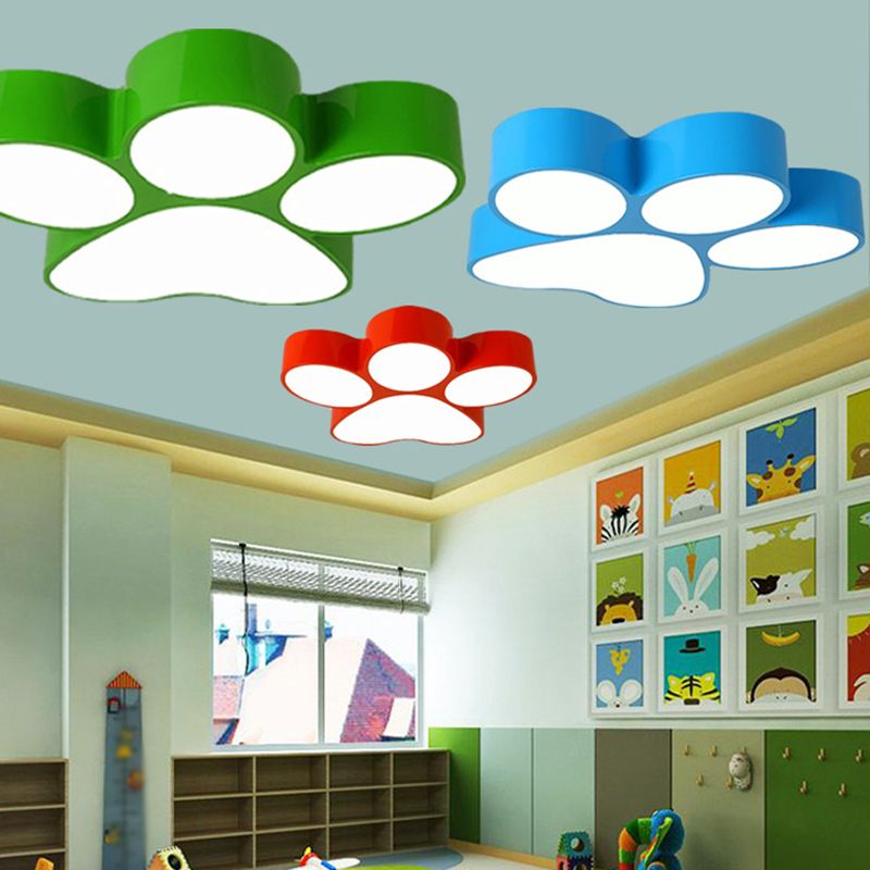 Freja Moderne Design LED Plafondlamp Rood/Blauw Acryl Woonkamer