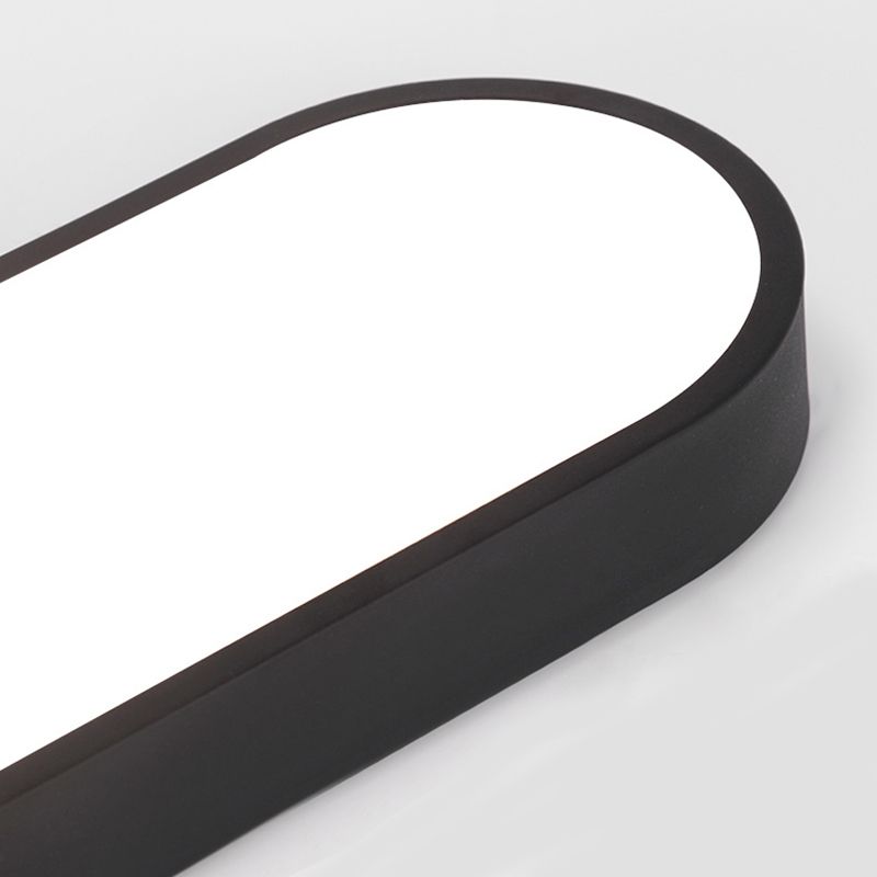 Quinn Moderne LED Plafondlamp Zwart/Wit/Grijs Metaal/Acryl Slaapkamer