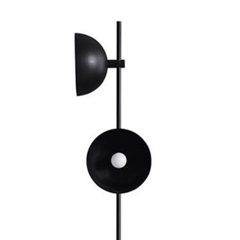 Salgado Moderne Design Koepel Vloerlamp Metalen Zwart Slaapkamer/Woonkamer
