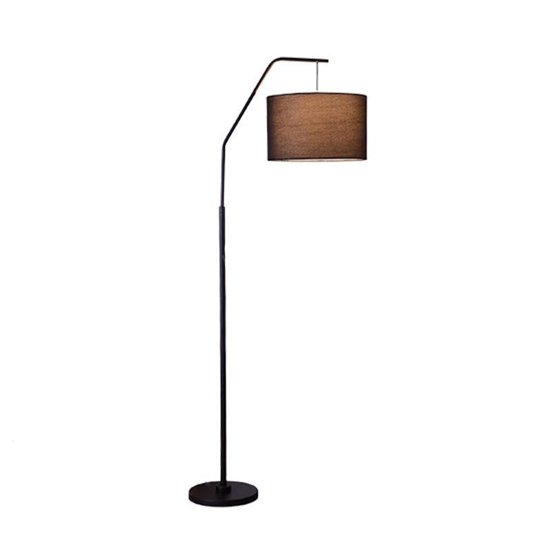 Eryn Moderne Cilinder Vloerlamp Metaal/Bekleding Slaapkamer