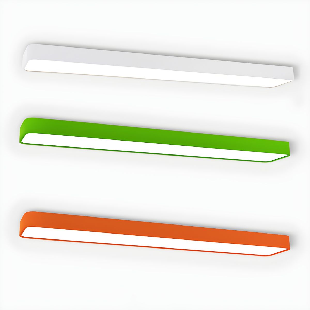 Edge Moderne Design LED Plafondlamp Wit/Roze Kinder/Slaapkamer Metaal&Acryl