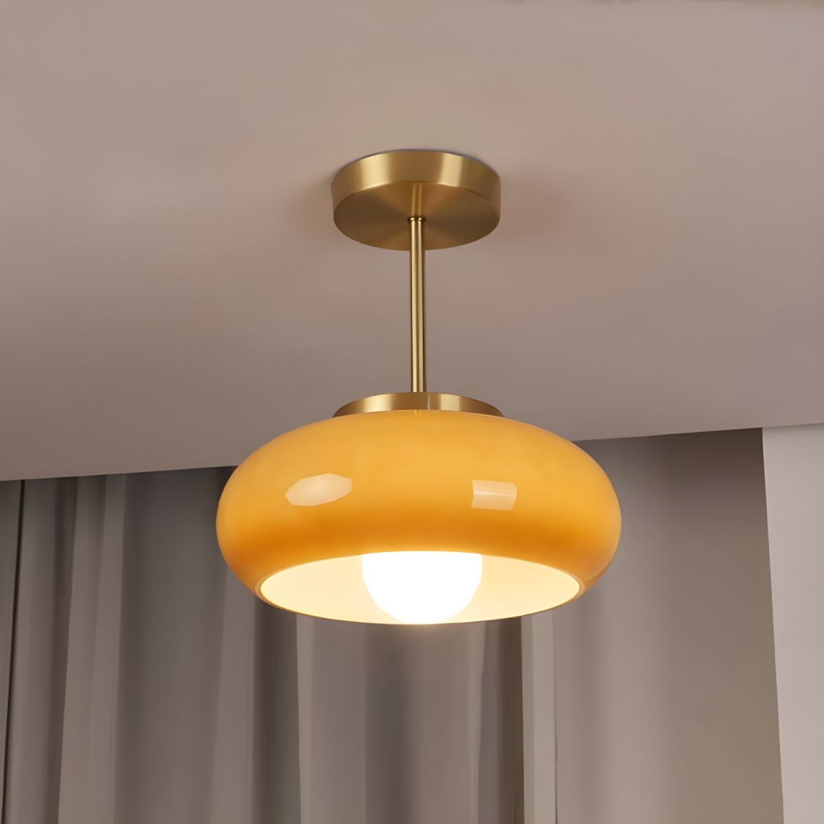 Sanna Moderne Design LED Plafondlamp Glass Woonkamer Keuken