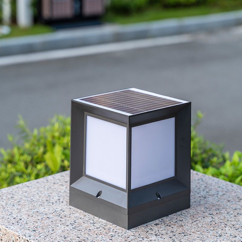 Riley Moderne LED Buitenlamp Bruin Metaal/Acryl Tuin/Stoeprand/Balkon