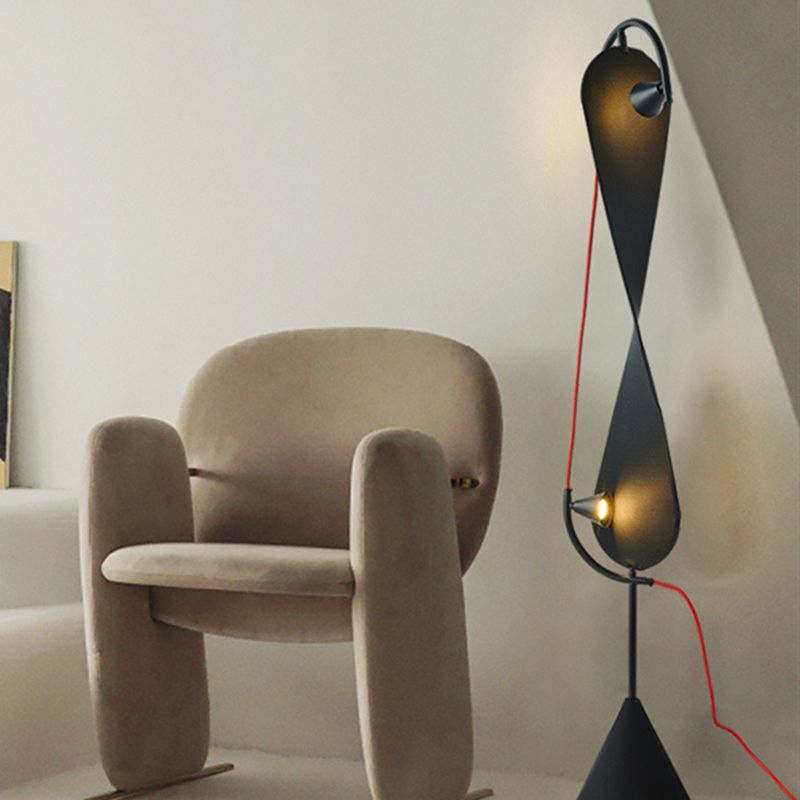 Salgado Moderne Design Minimalistische Geometrische Vloerlamp Metalen Zwart Eetkamer Woonkamer