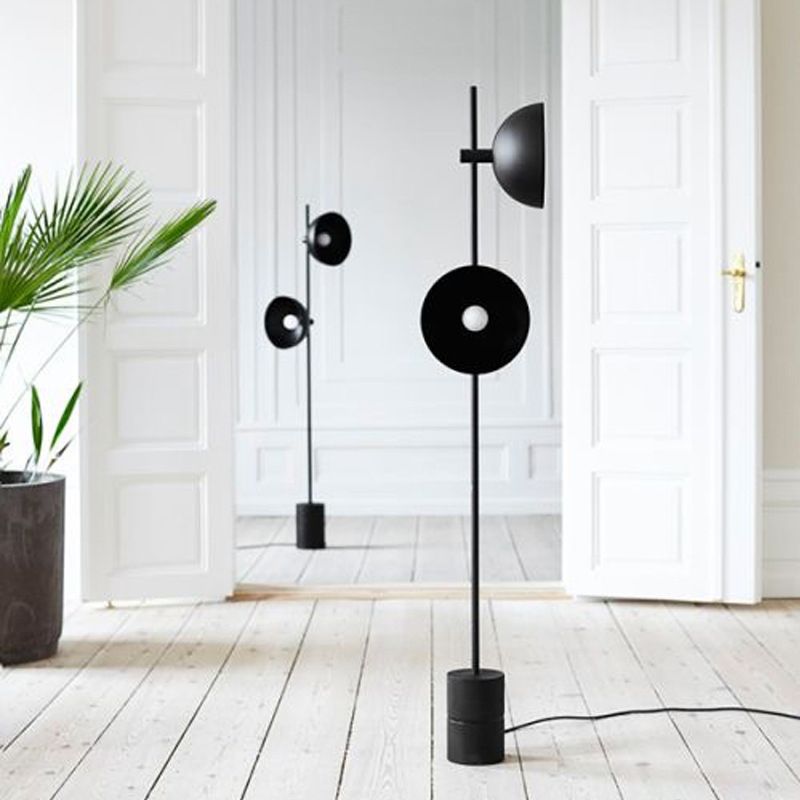 Salgado Moderne Design Koepel Vloerlamp Metalen Zwart Slaapkamer/Woonkamer