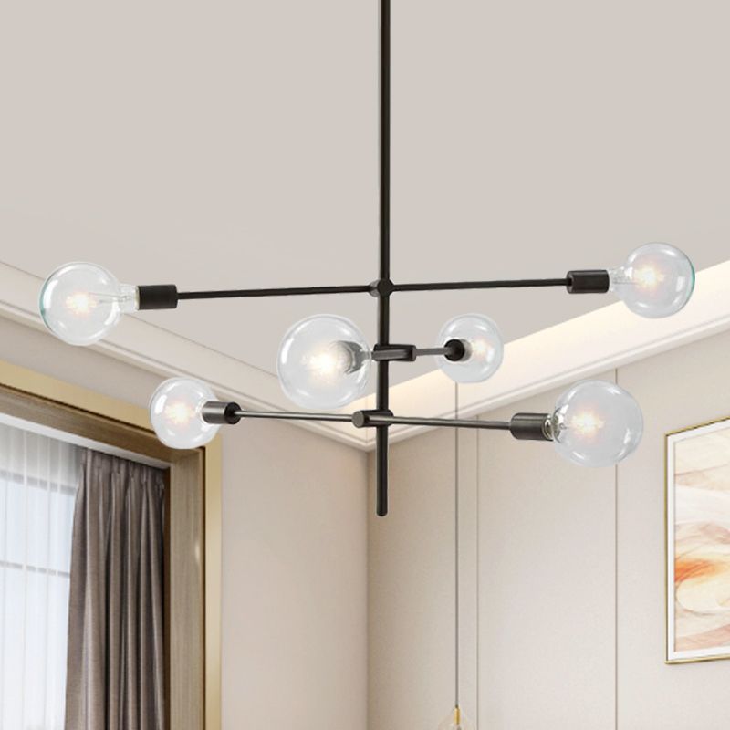 Valentina Moderne Design LED Kroonluchter Metaal Glas Woonkamer
