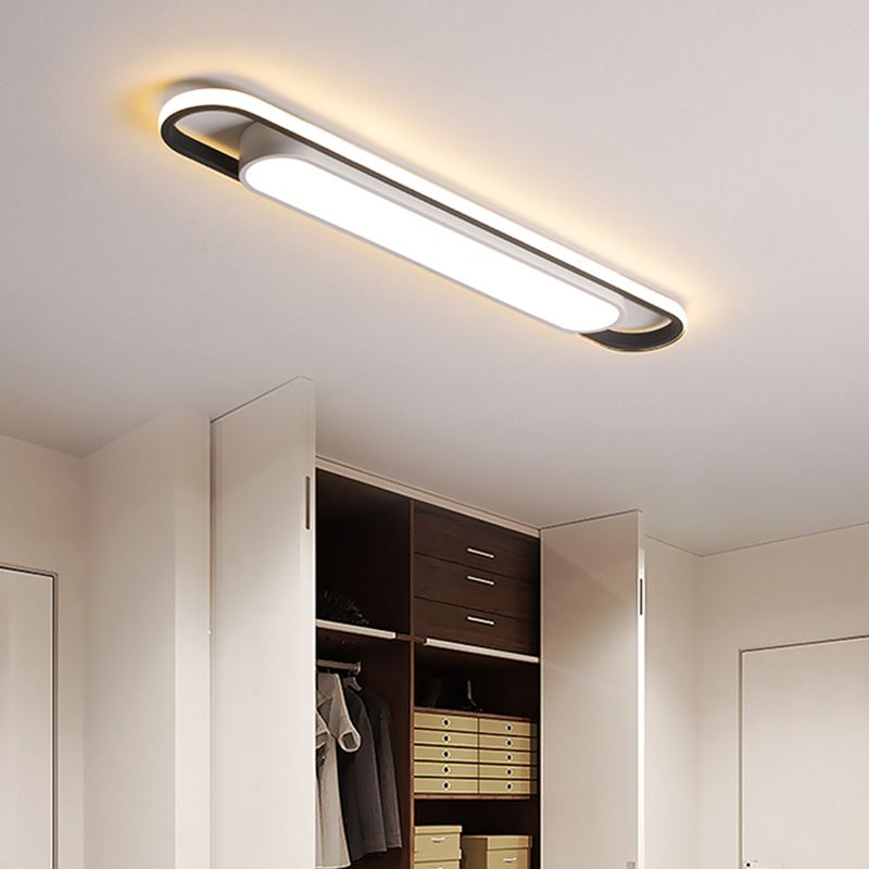 Quinn Moderne Design LED Plafondlamp Metaal Acryl Wit Keuken