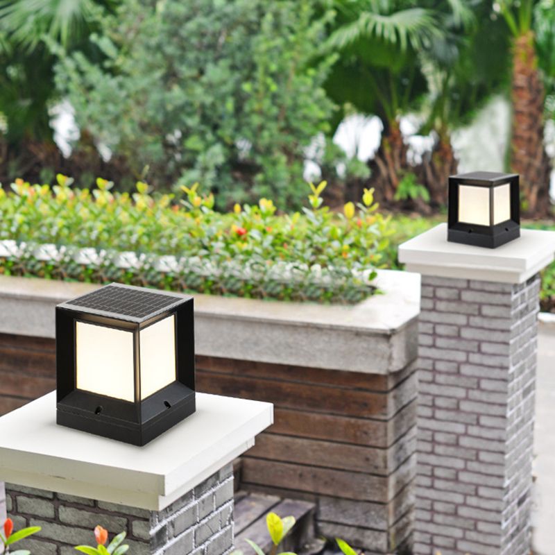 Riley Moderne LED Buitenlamp Bruin Metaal/Acryl Tuin/Stoeprand/Balkon