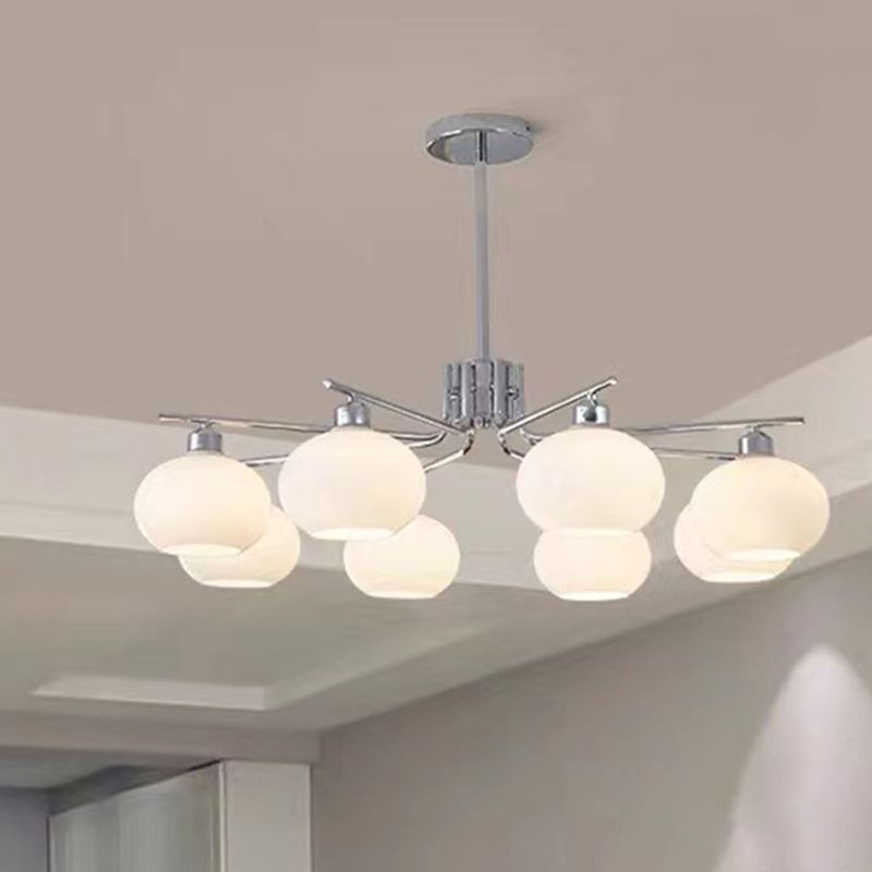 Valentina Moderne LED Hanglamp Messing Metaal/Glas Slaapkamer/Eetkamer
