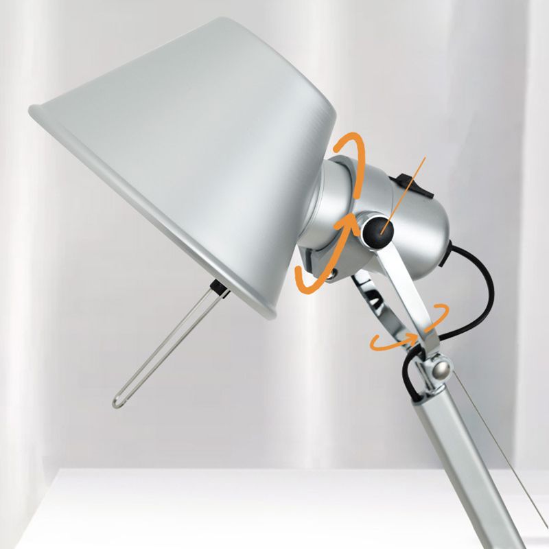 Brady Moderne Koepel LED Wandlamp Zilver Metaal Slaapkamer