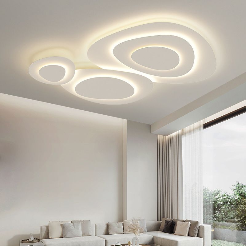 Valentina Design LED Plafondlamp Metaal Wit Slaap/Woon/Kinder/Eetkamer