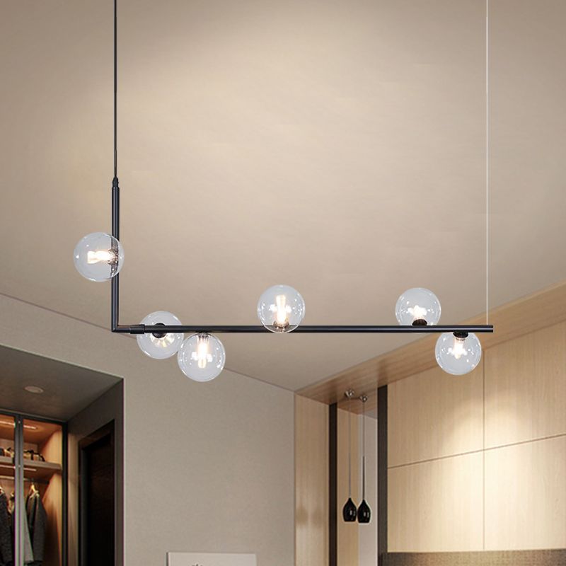 Valentina Moderne Design LED Hanglamp Zwart/Wit Woonkamer Keuken