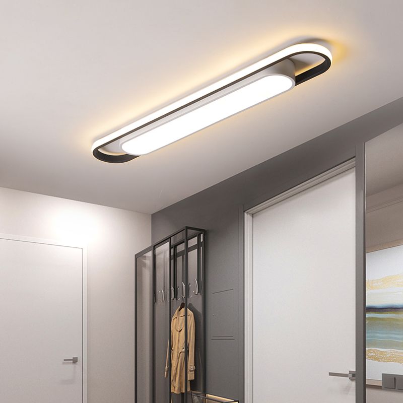 Quinn Moderne Design LED Plafondlamp Metaal Acryl Wit Keuken