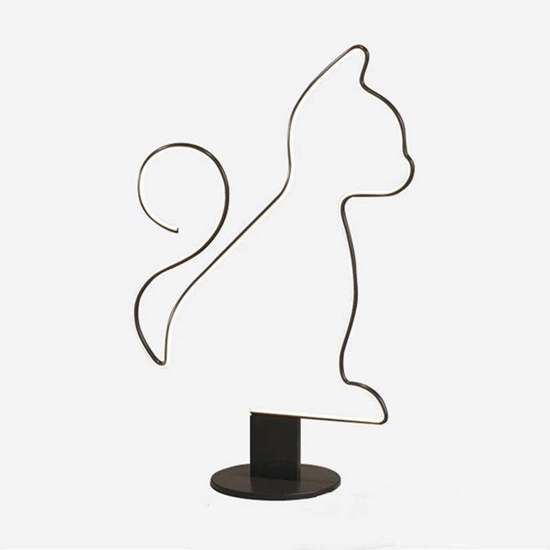 Edge Design Industriele Kat/Hond Lineaire LED Vloerlamp Woon/Slaapkamer Metaal&Acryl