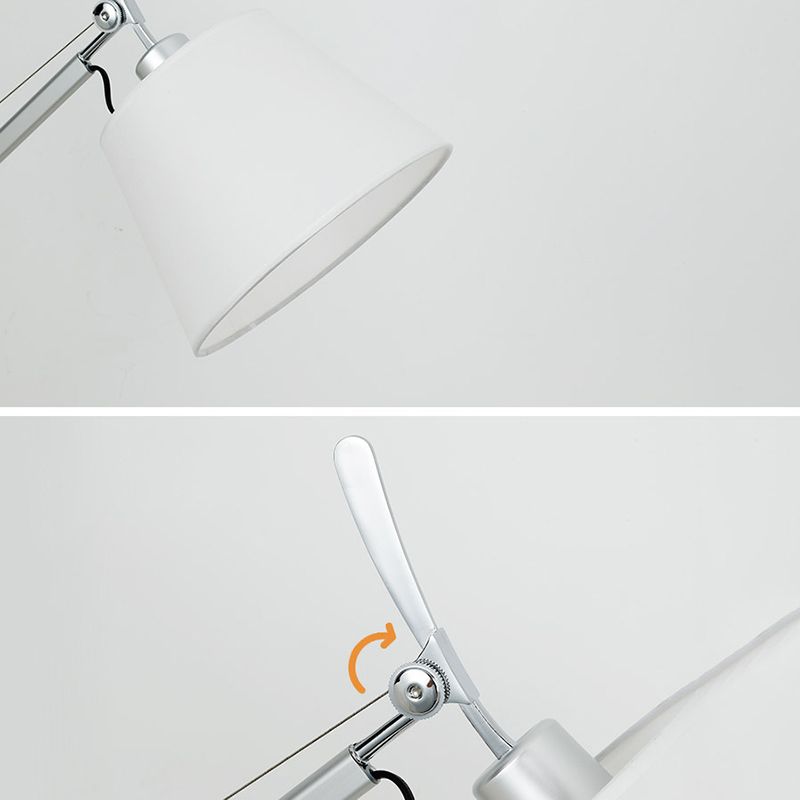 Brady Moderne Koepel LED Wandlamp Wit Metaal/Bekleed Slaapkamer