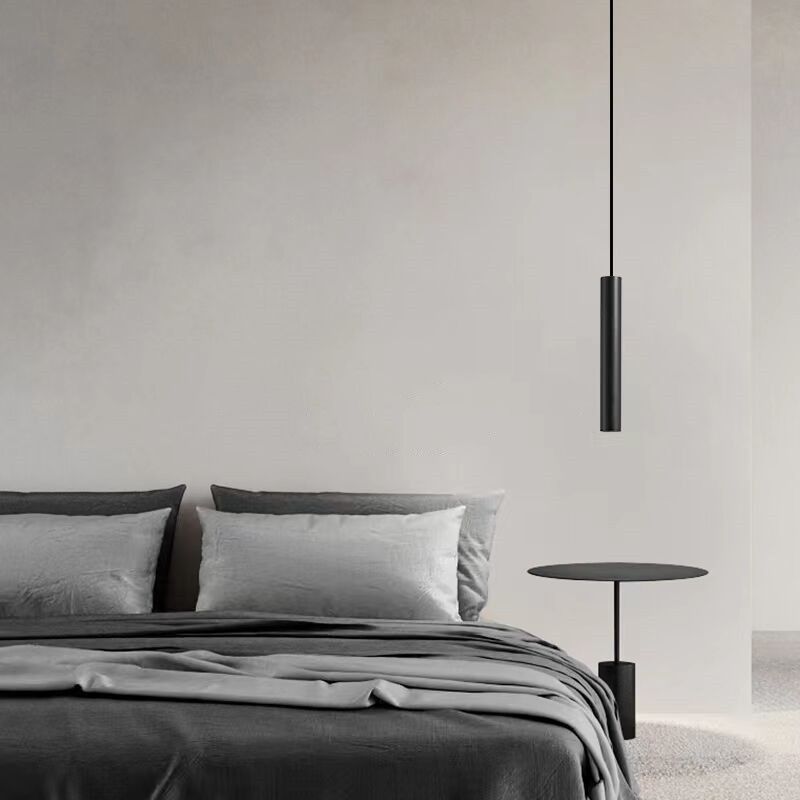 Edge Minimalistische LED Hanglamp Zwart Woon/Slaapkamer Eettafel Metaal 9cm/11cm