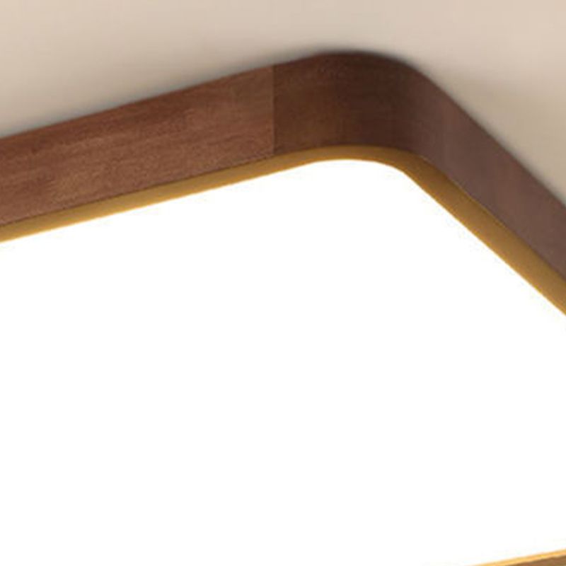 Ozawa Moderne LED Plafondlamp Hout Acryl Slaapkamer Woonkamer