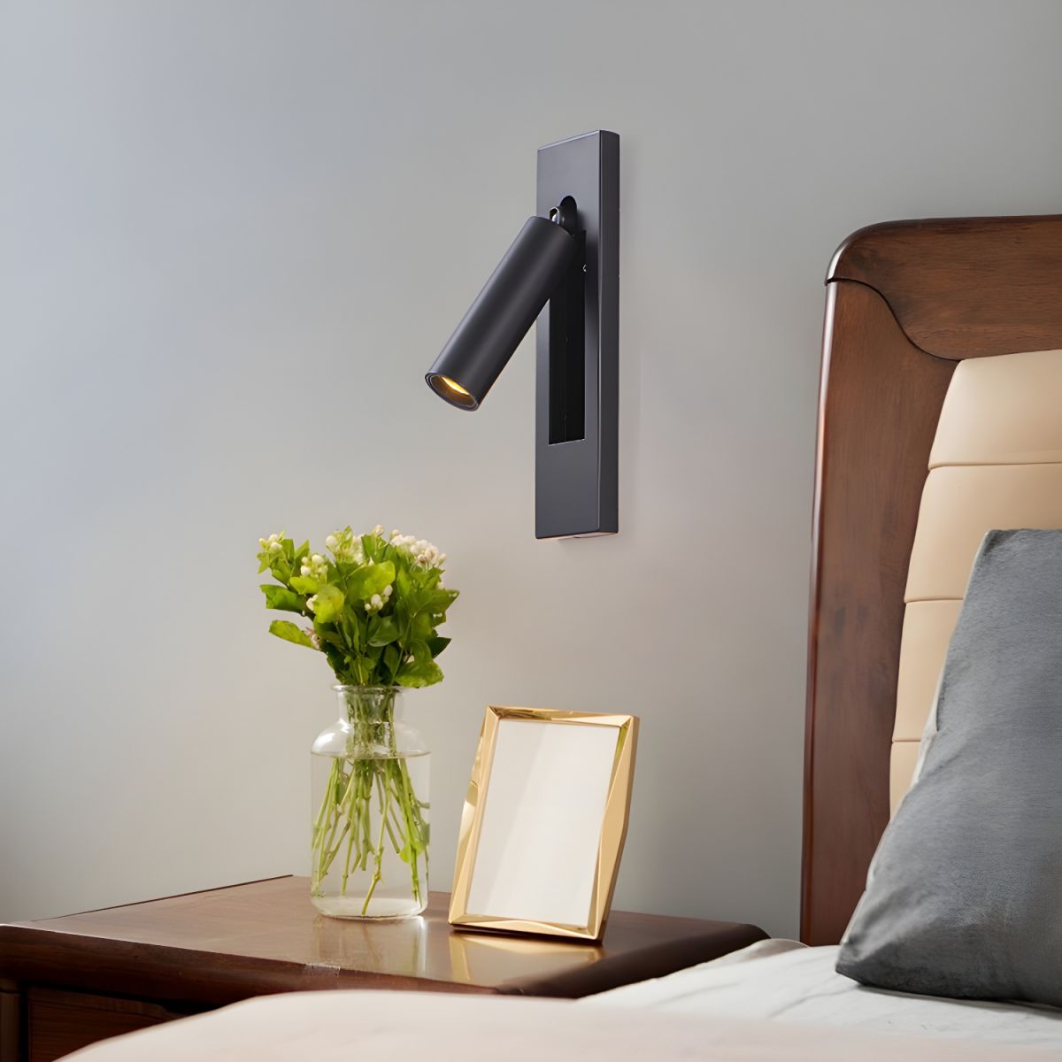 Orr Moderne Design LED Wandlamp Zwart  Goud Metaal Slaapkamer