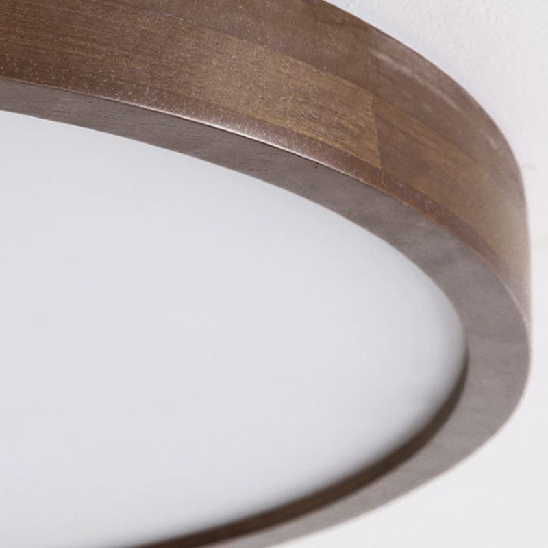 Ozawa Moderne LED Plafondlamp Hout Acryl Slaapkamer Woonkamer