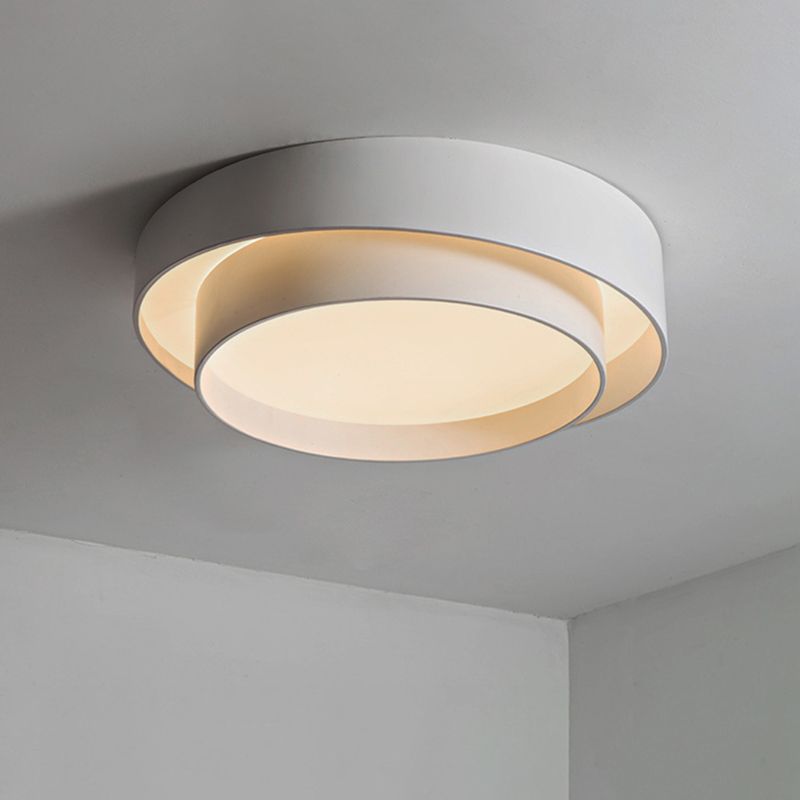 Quinn Moderne Design LED Plafondlamp Metaal Wit Woonkamer Keuken