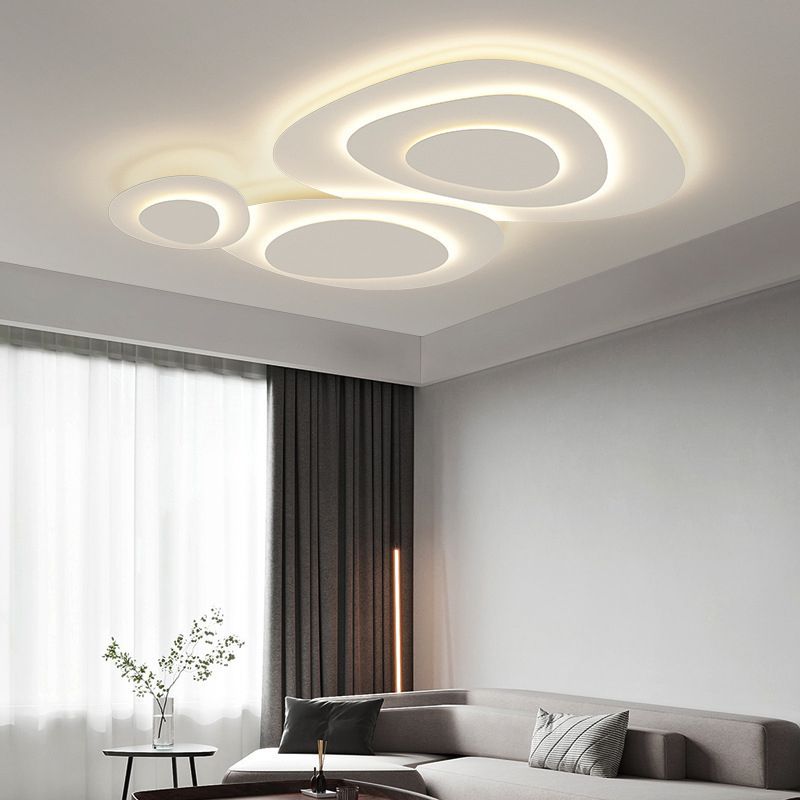 Valentina Design LED Plafondlamp Metaal Wit Slaap/Woon/Kinder/Eetkamer
