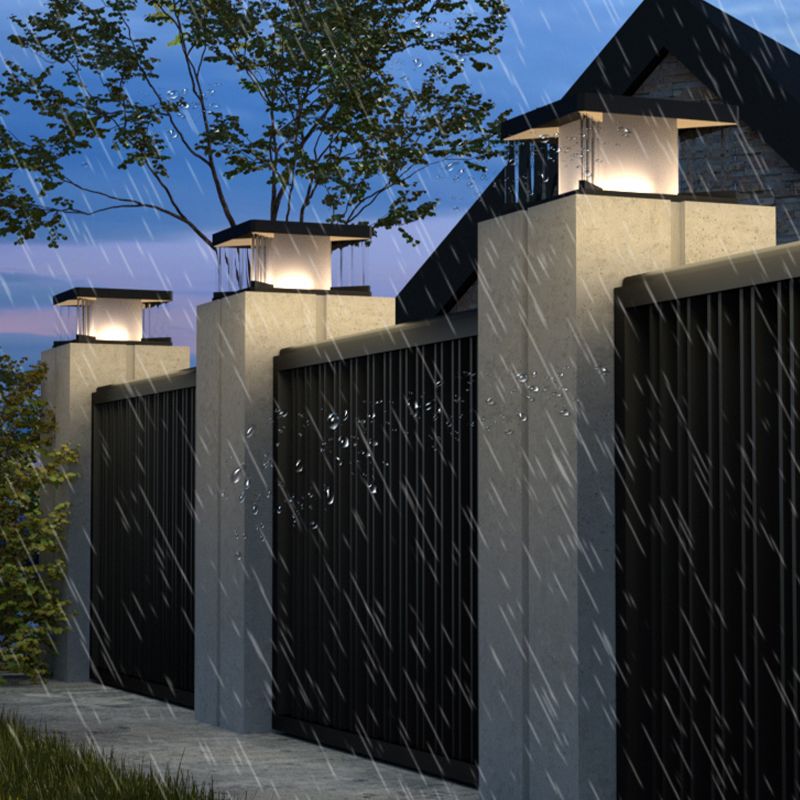 Riley Moderne LED Wandlamp Zwart Metaal Tuin/Stoeprand/Balkon