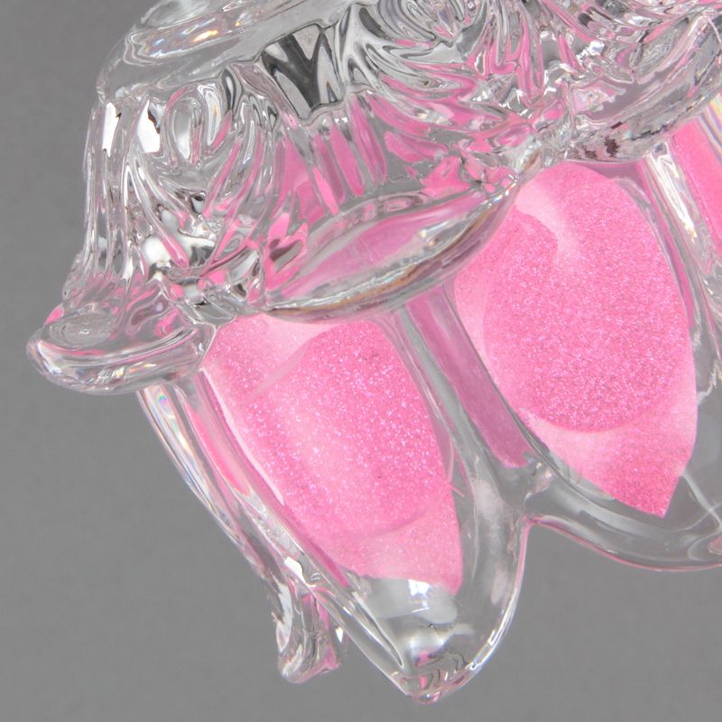 Félicie Design Bloem LED Wandlamp Metaal/Glas Roze Slaap/Woon/Badkamer