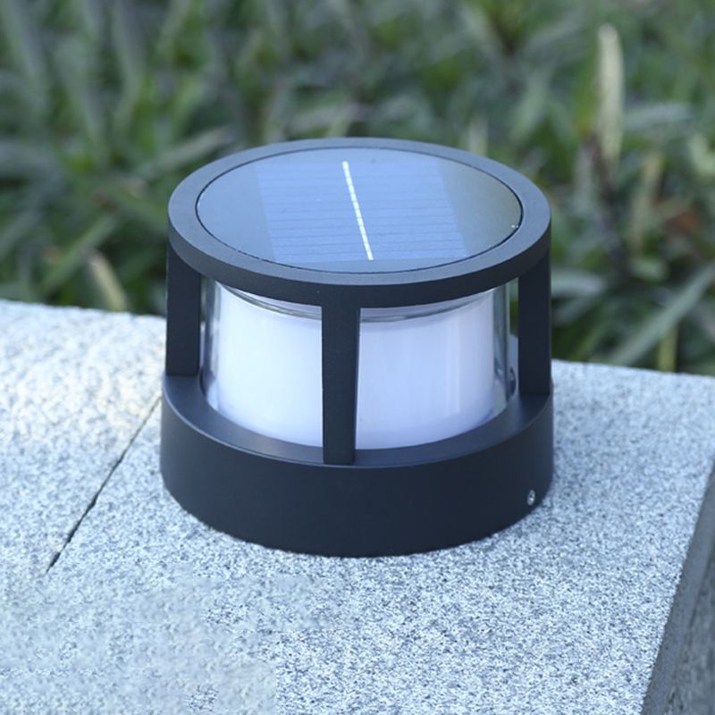 Riley Moderne LED Buitenlamp Zwart Metaal/Acryl Tuin/Stoeprand/Balkon