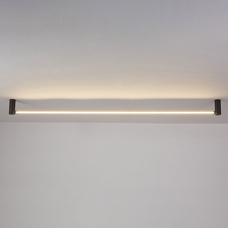 Edge Moderne Lineair LED Plafondlamp Zwart Wit Metaal Keuken