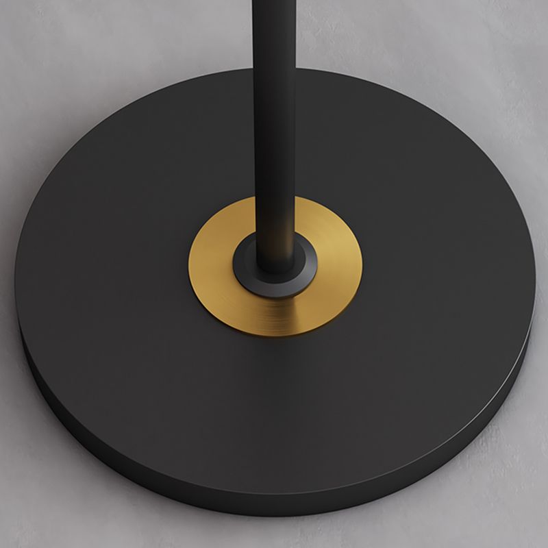 Arisha Moderne Ring Vloerlampen, Zwart/Goud, Slaapkamer/Studeerkamer