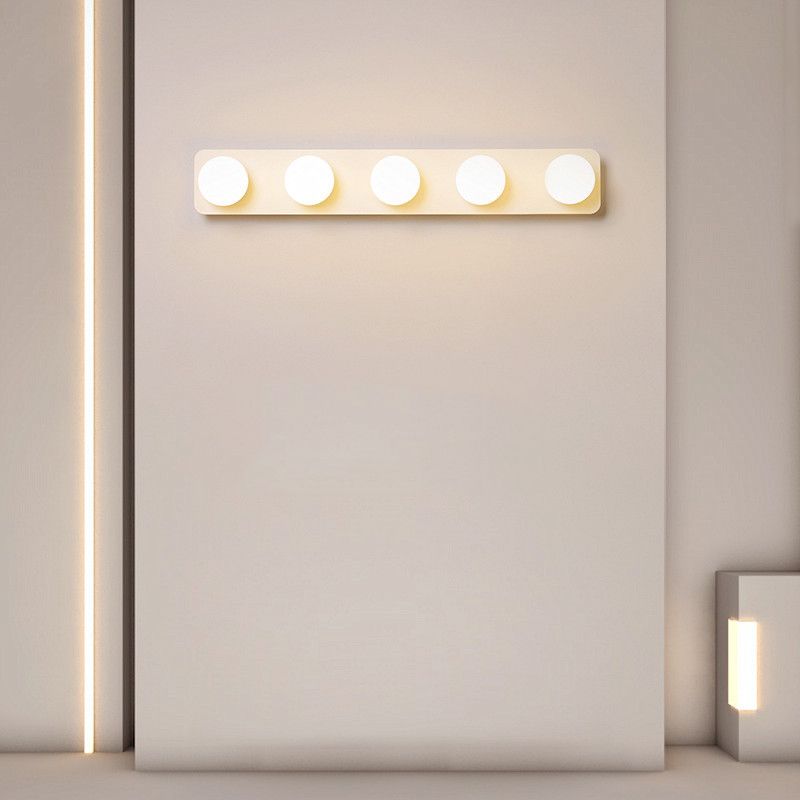 Valentina Moderne Bol LED Wandlamp Metaal Zwart/Wit Slaap/Woon/Badkamer