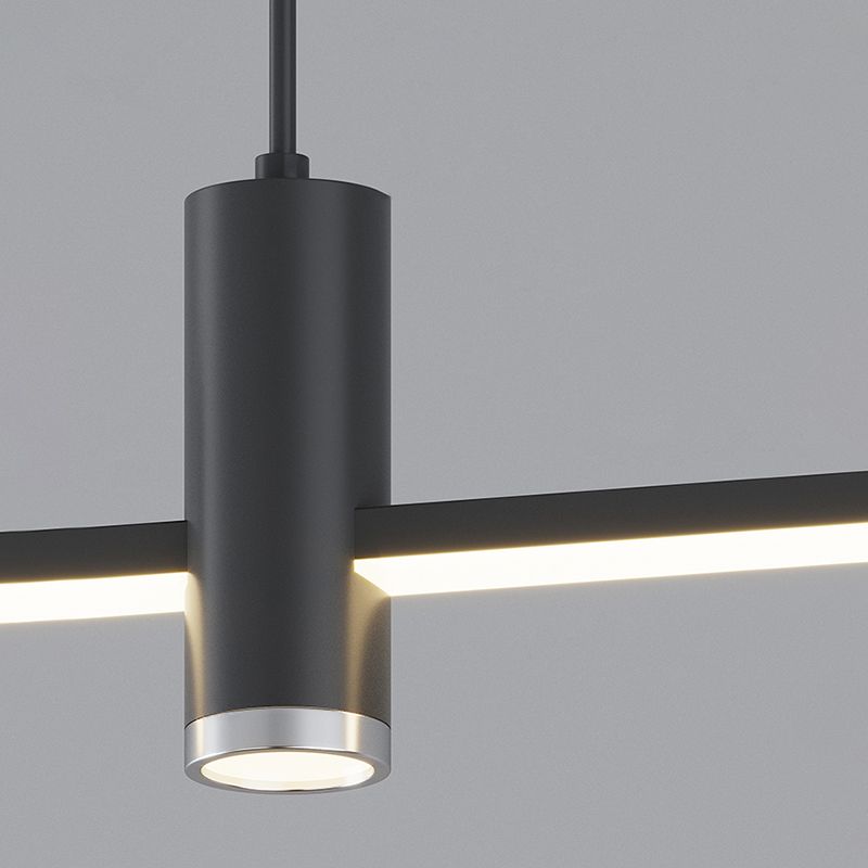 Edge Industriele LED Hanglamp Zwart/Goud Metaal Woon/Slaapkamer Eettafel