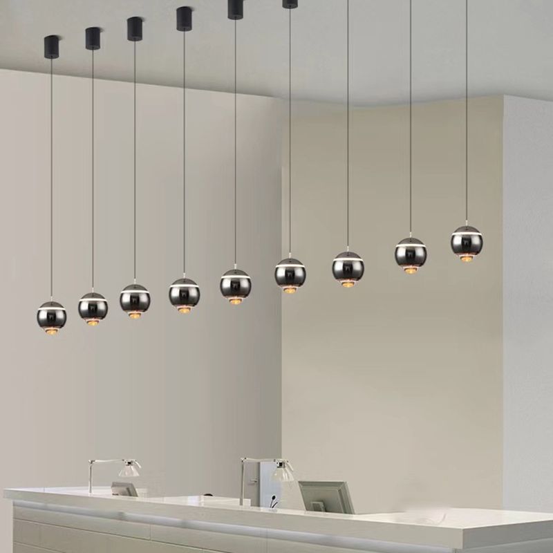 Valentina Moderne ronde Hanglamp Zwart/Gouden Woonkamer Slaapkamer