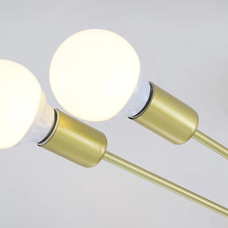 Valentina Industrieel LED Plafondlamp Zwart Witte Metaal Slaapkamerm