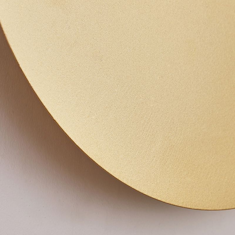 Orr Ronde LED Wandlamp Zwart Wit Goud Metaal Eetkamer Slaapkamer