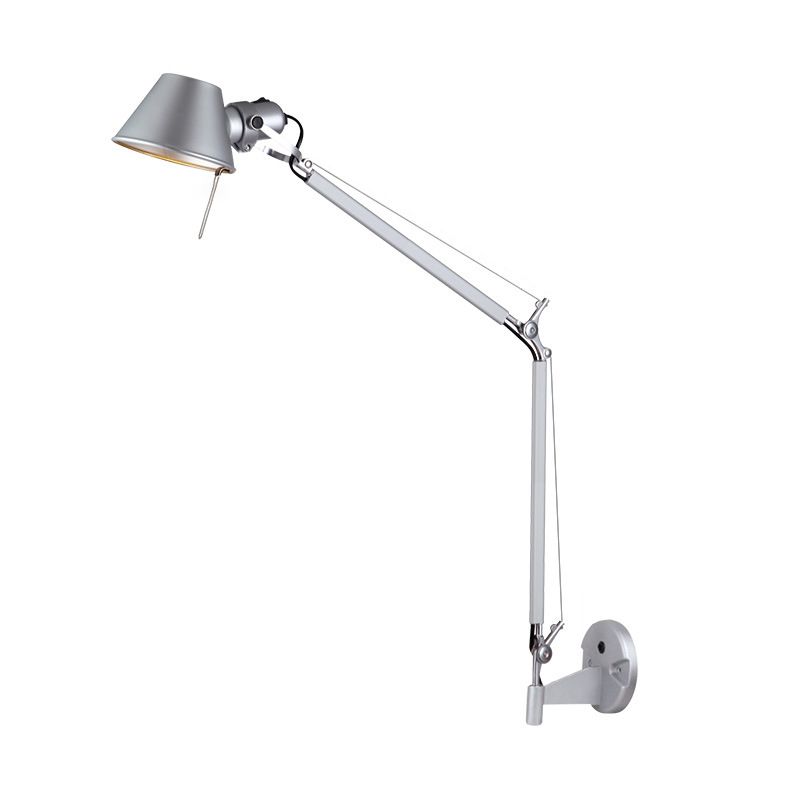 Brady Moderne Koepel LED Wandlamp Zilver Metaal Slaapkamer