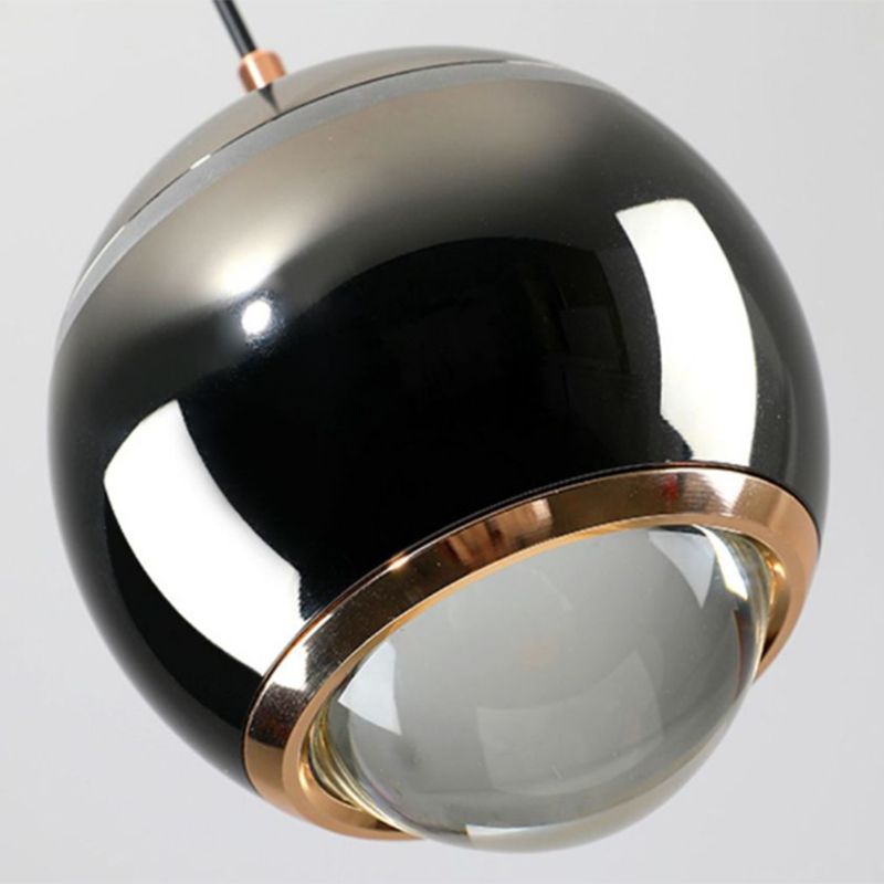 Valentina Moderne ronde Hanglamp Zwart/Gouden Woonkamer Slaapkamer