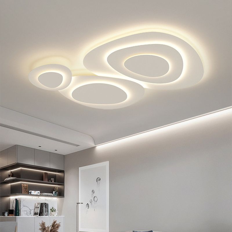 Valentina Design LED Plafondlamp Metaal Wit Slaap/Woon/Kinder/Eetkamer