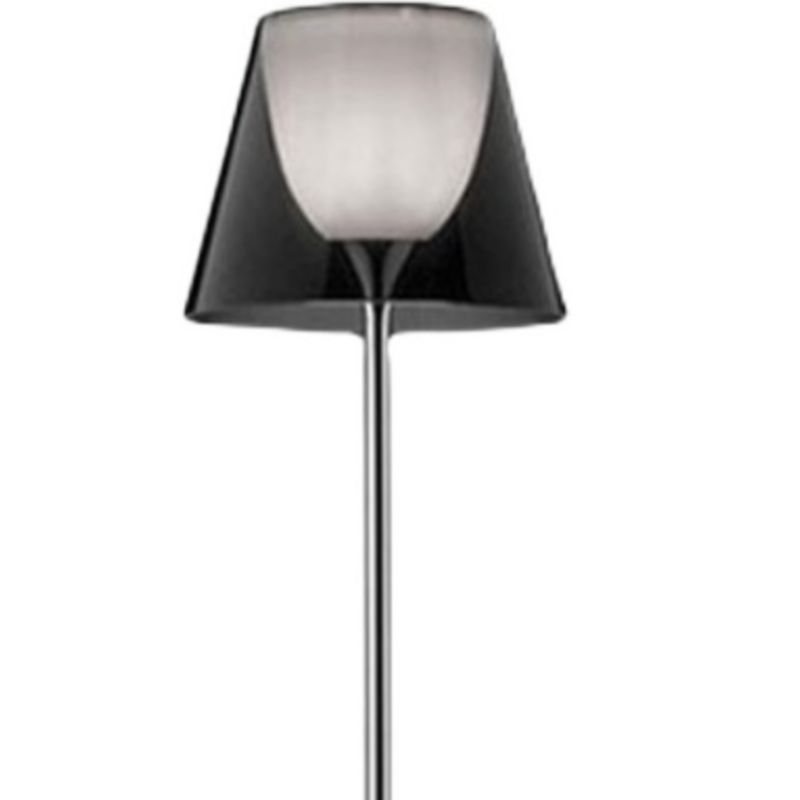 Eryn Moderne Koepel Staande Lamp Zwart/Grijs Metaal Slaapkamer
