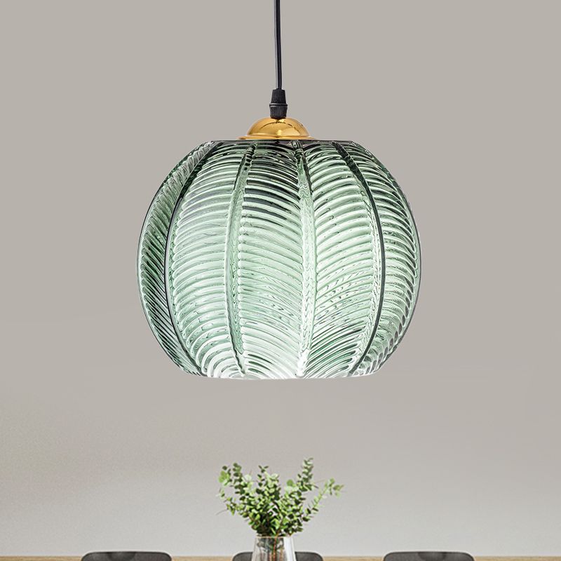 Hailie Design LED Hanglamp Groen Metaal/Glas Slaapkamer/Eetkamer