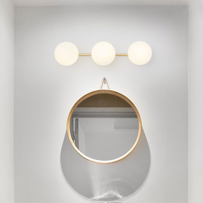 Valentina Ronde Kleine LED Wandlamp Metaal Glas Eetkamer Woonkamer